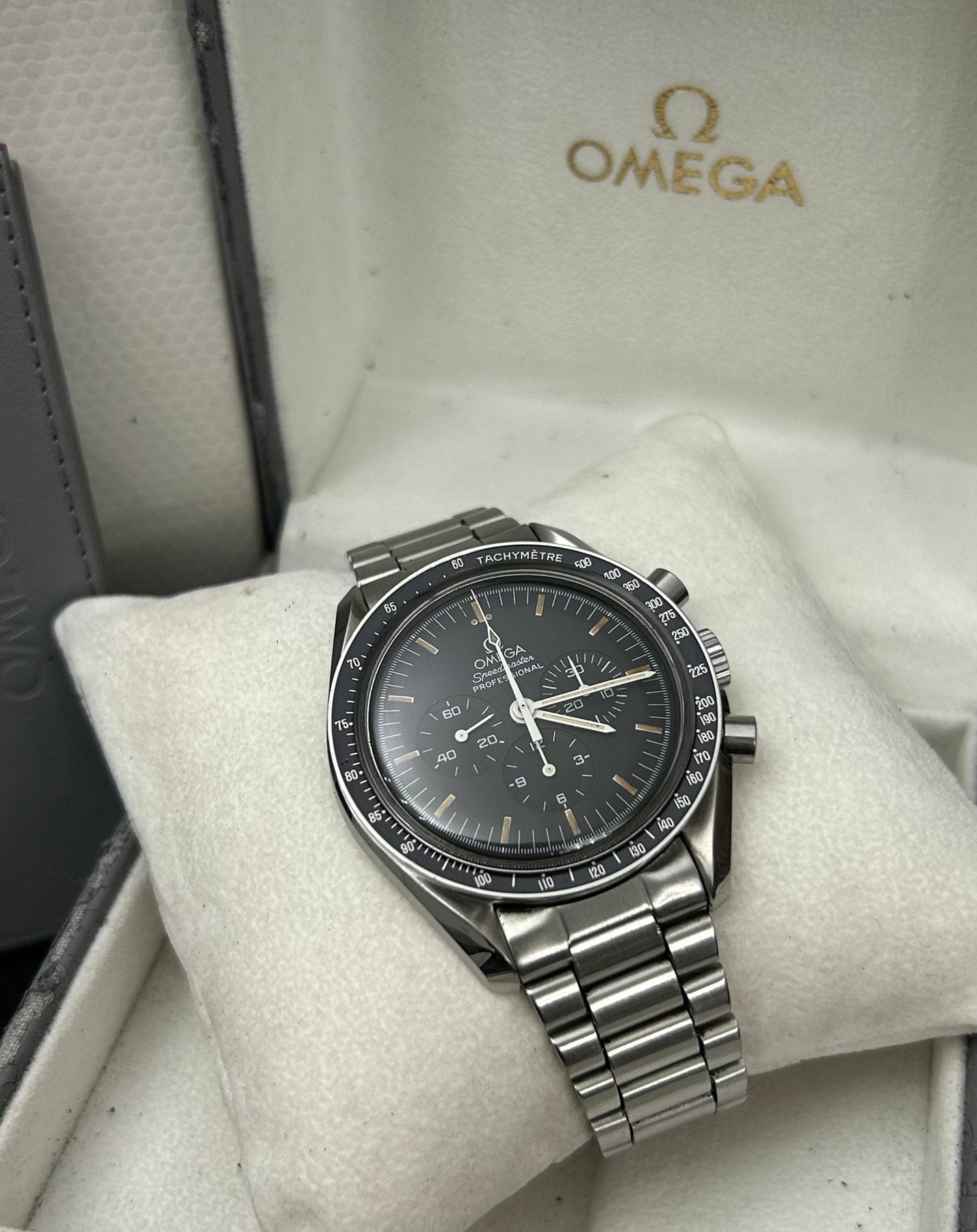 Omega - Speedmaster Moonwatch 861 Apollo XI Amarelo - 1450808 - Homem - 1980-1989