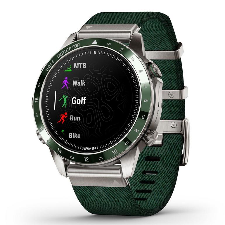 Relógio inteligente Garmin MARQ Golfer (2ª geração) de 46 mm para homem em titânio
