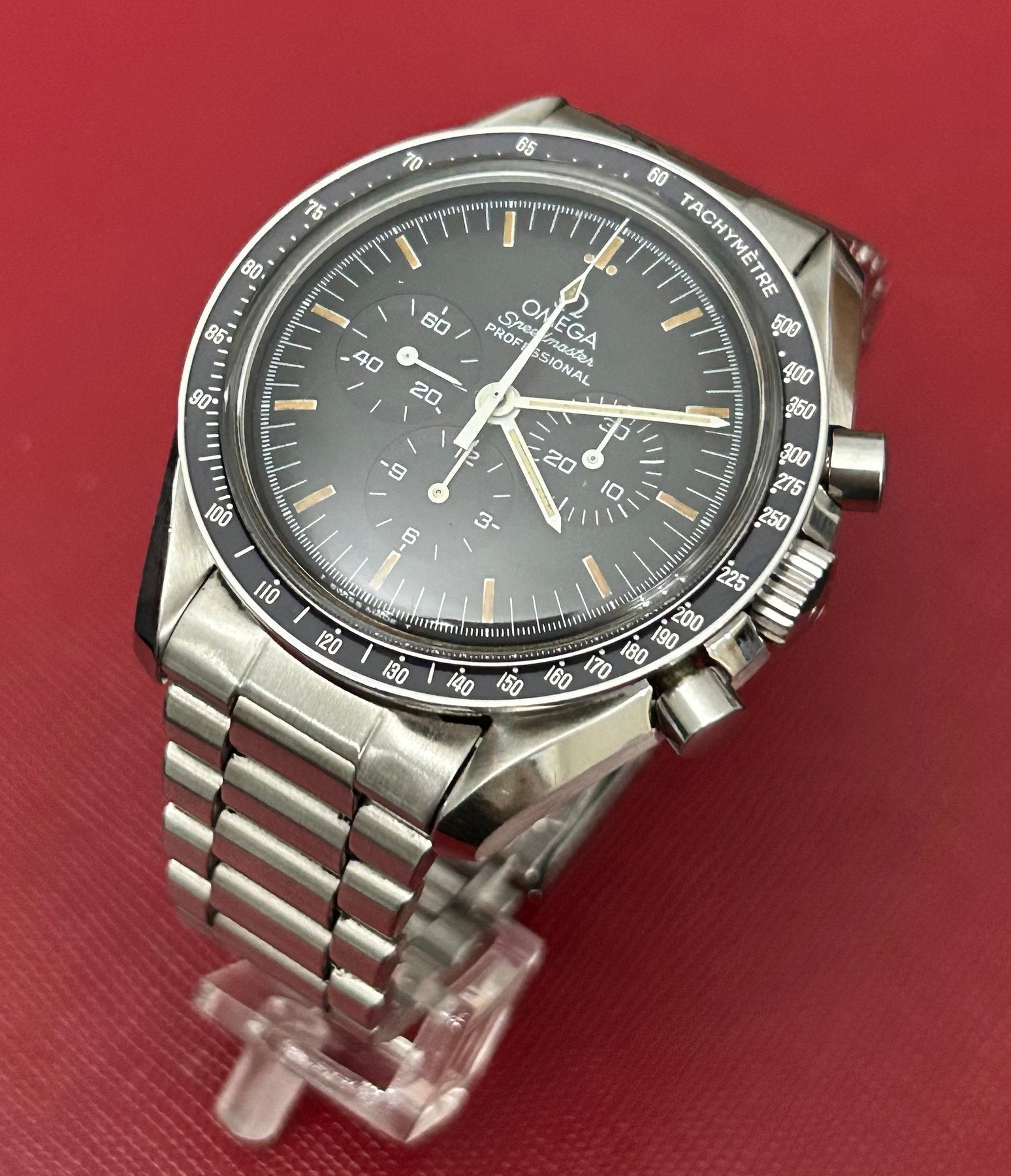 Omega - Speedmaster Moonwatch 861 Apollo XI Amarelo - 1450808 - Homem - 1980-1989