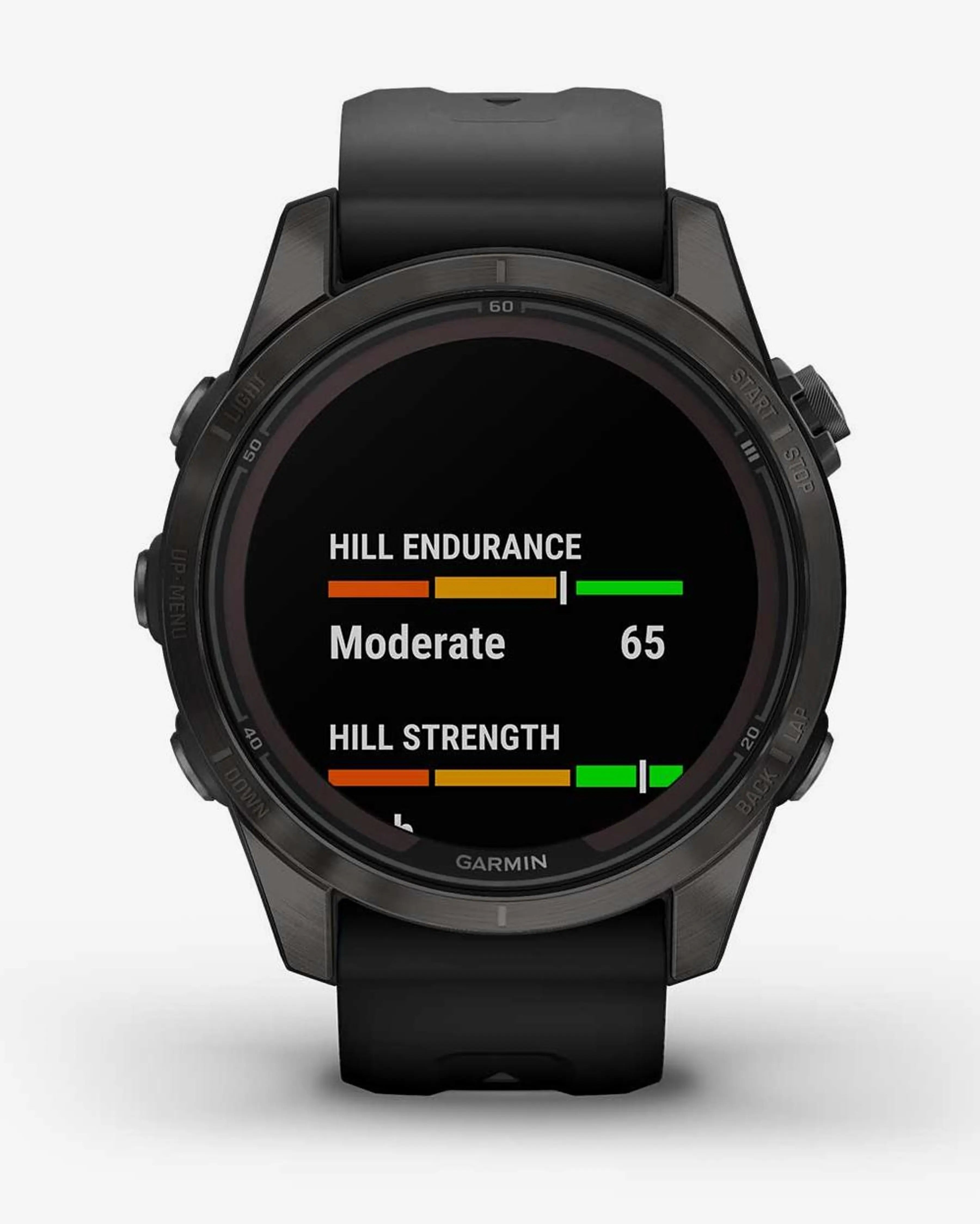 Pulseira Garmin Fenix 7S Pro Sapphire Solar Titanium Carbon Grey Black
