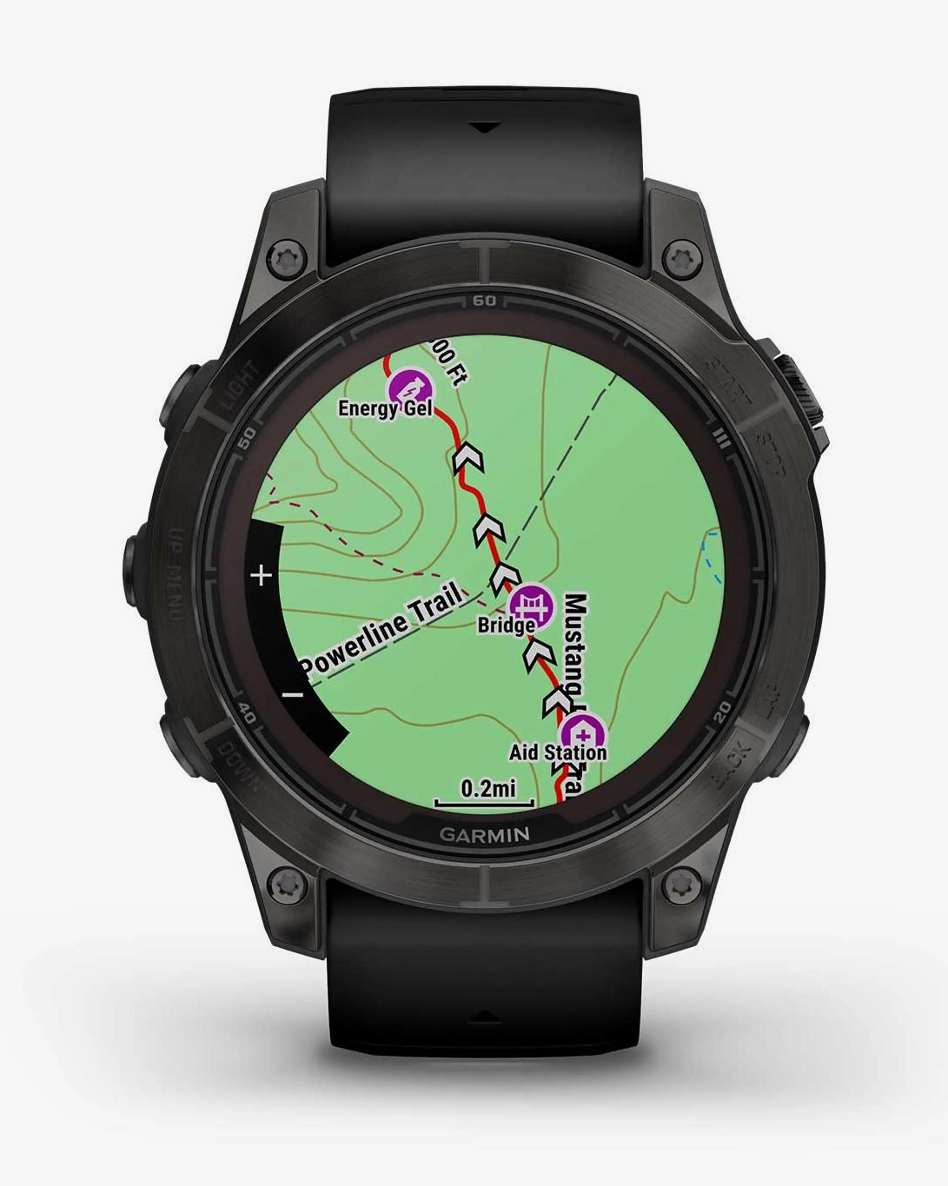 Pulseira Garmin Fenix 7 Pro Sapphire Solar Titanium Carbon Grey Black