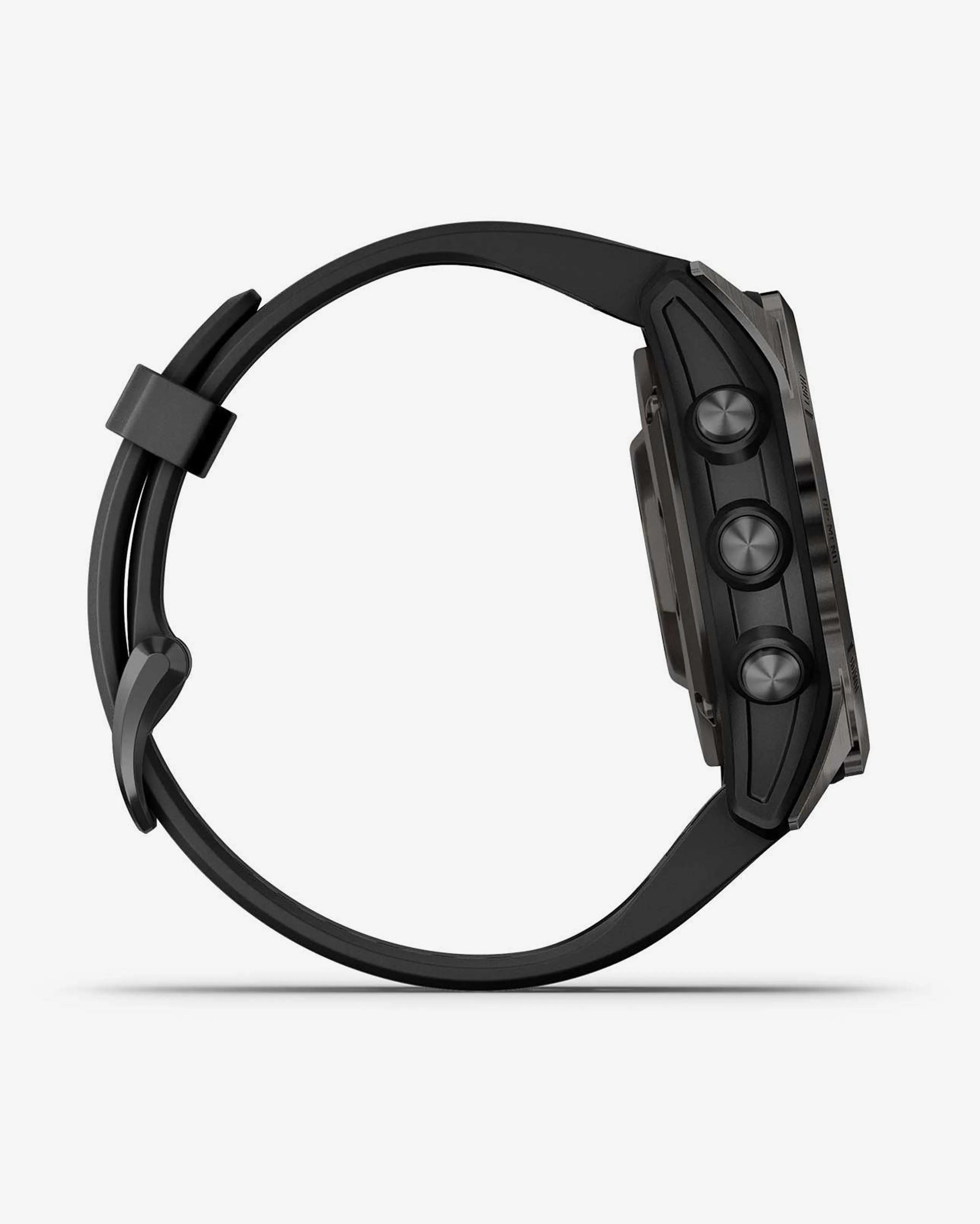 Garmin EPIX 2 PRO Zafiro 42mm Titanio DLC gris carbón correa negro