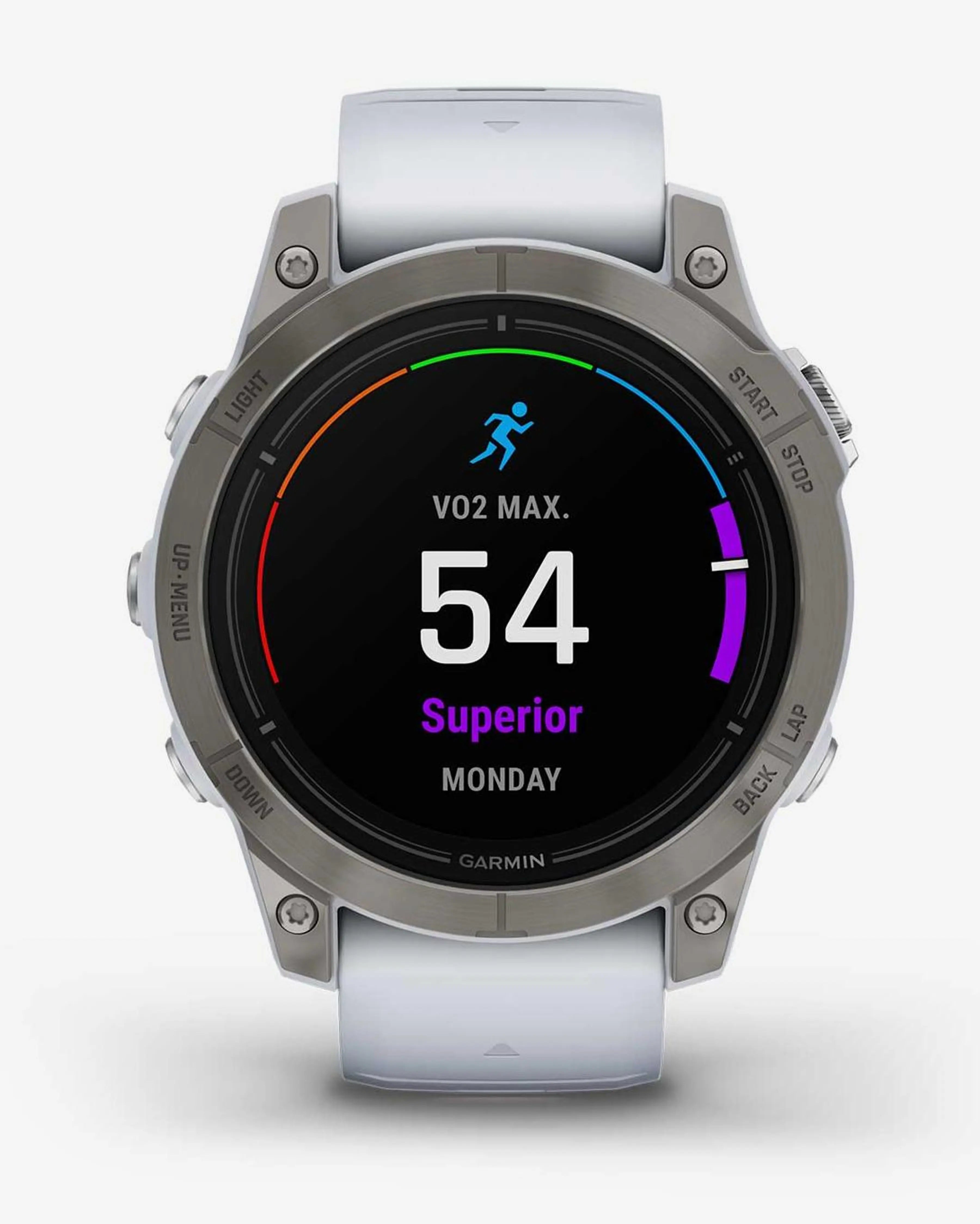 Bracelete em titânio branco para Garmin EPIX 2 PRO Sapphire 47 mm