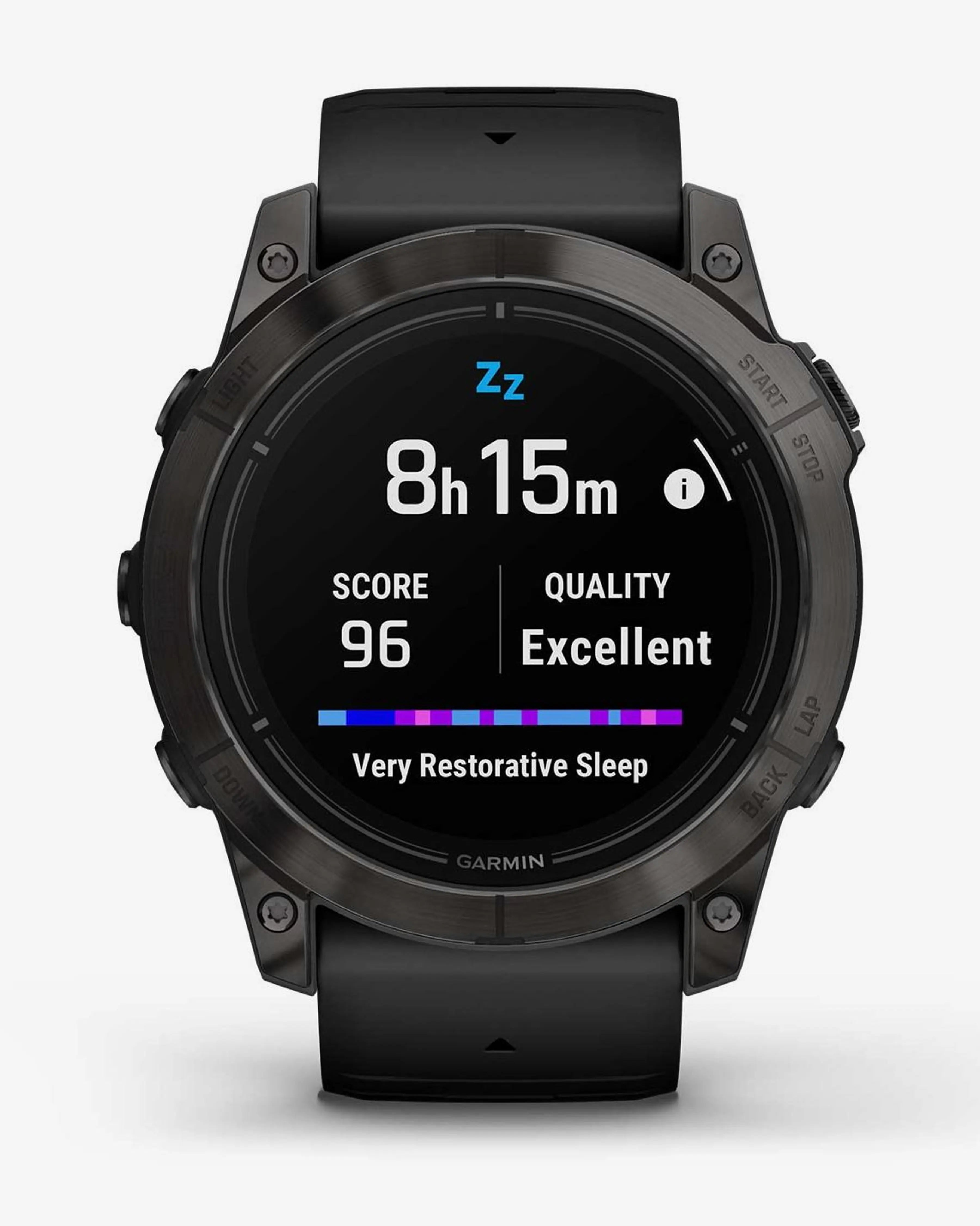 Garmin EPIX 2 PRO Zafiro 51 mm Titanio DLC gris carbón correa negro