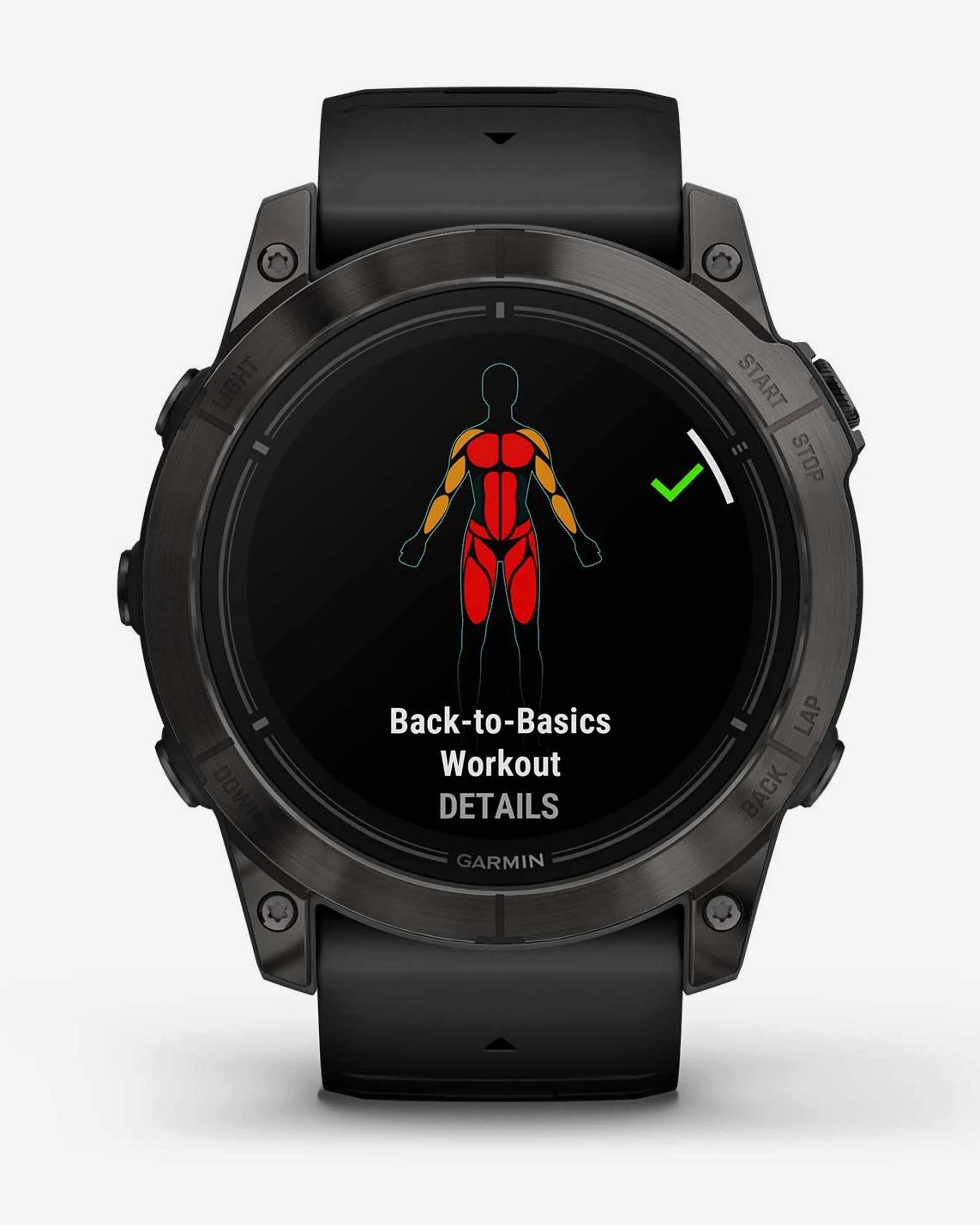 Garmin EPIX 2 PRO Zafiro 51 mm Titanio DLC gris carbón correa negro