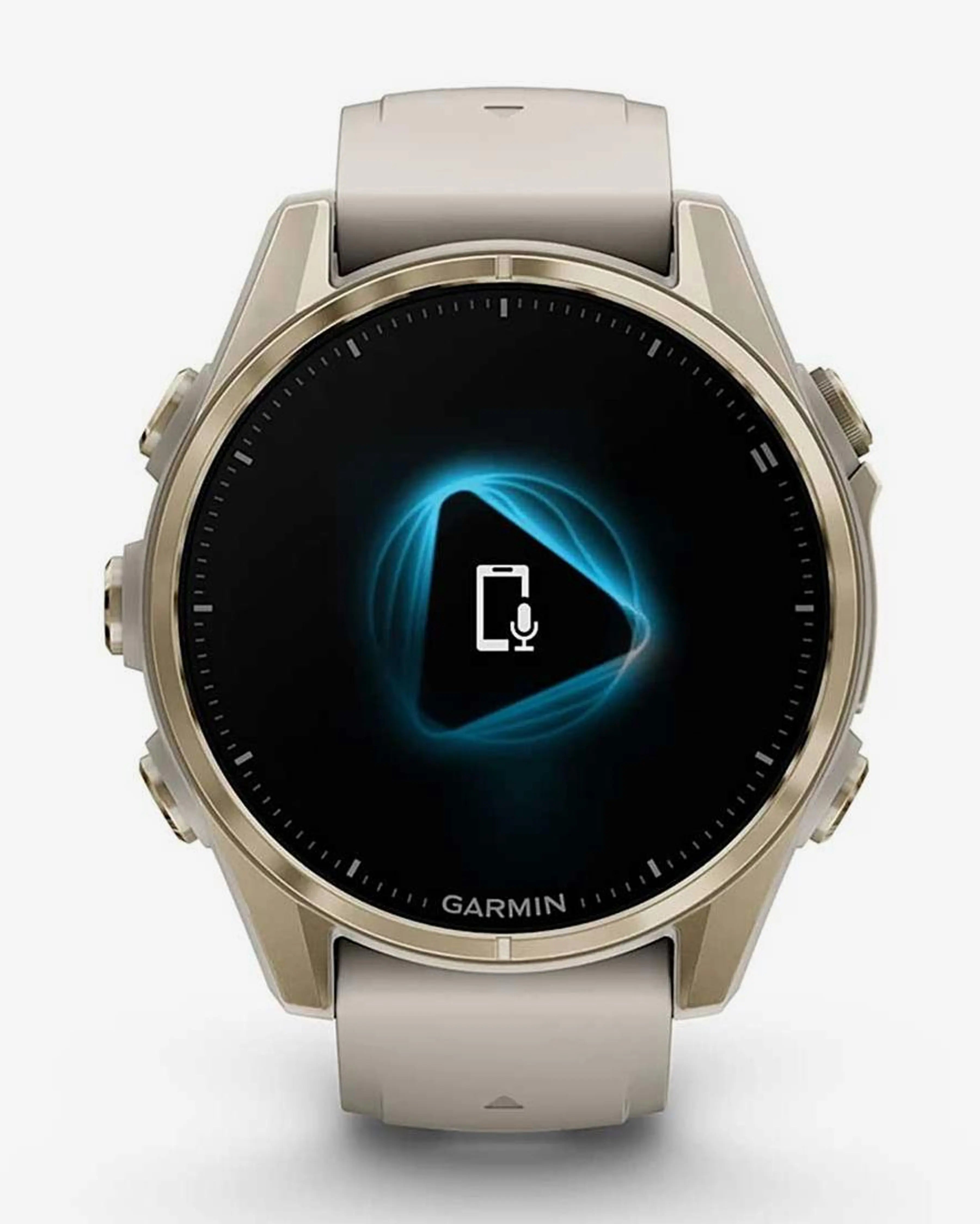 Pulseira bege dourada para Garmin Fenix 8 AMOLED Sapphire 43mm