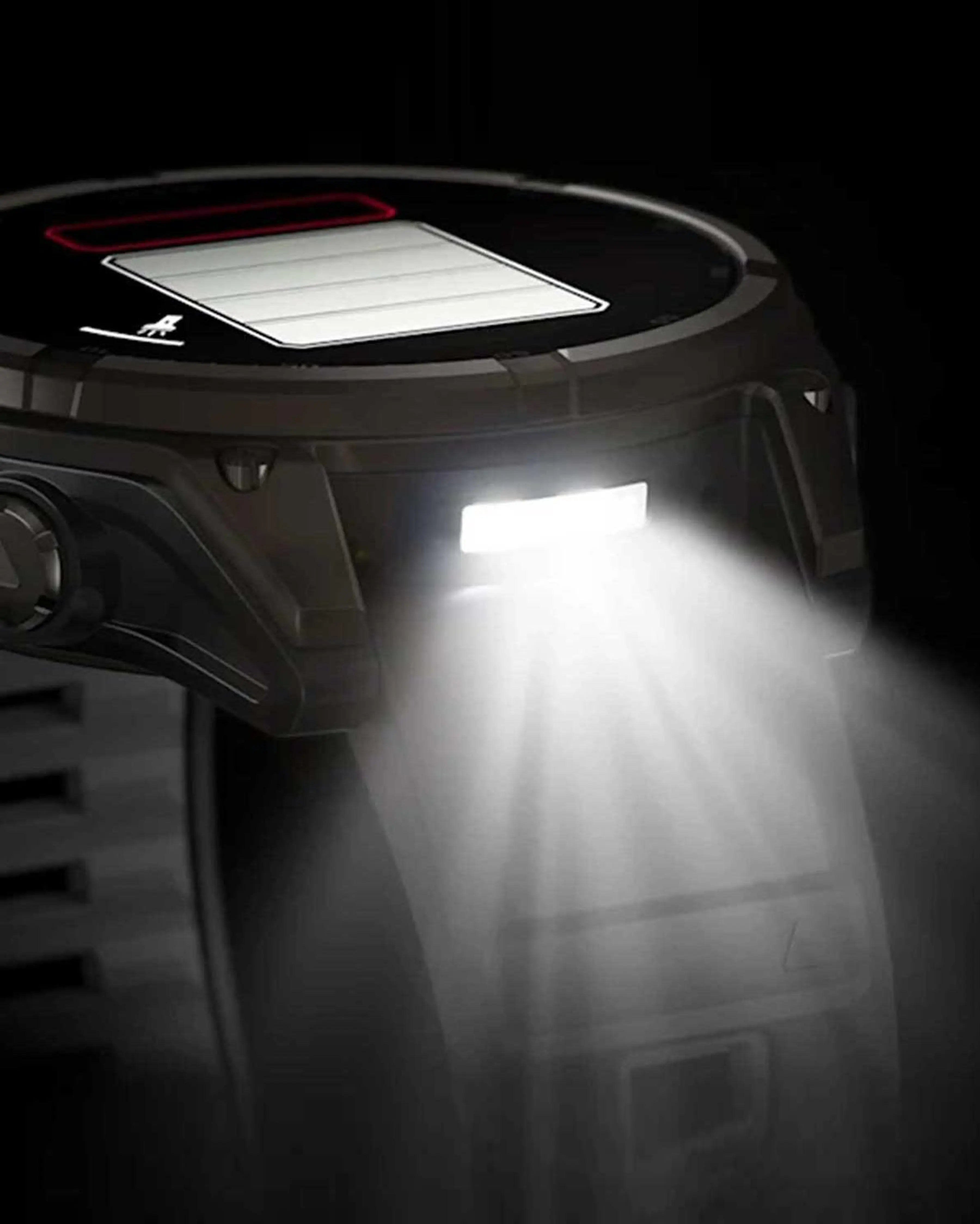 Bracelete Garmin Fenix 8 Sapphire Solar 47mm em titânio, cinzento carbono e preto