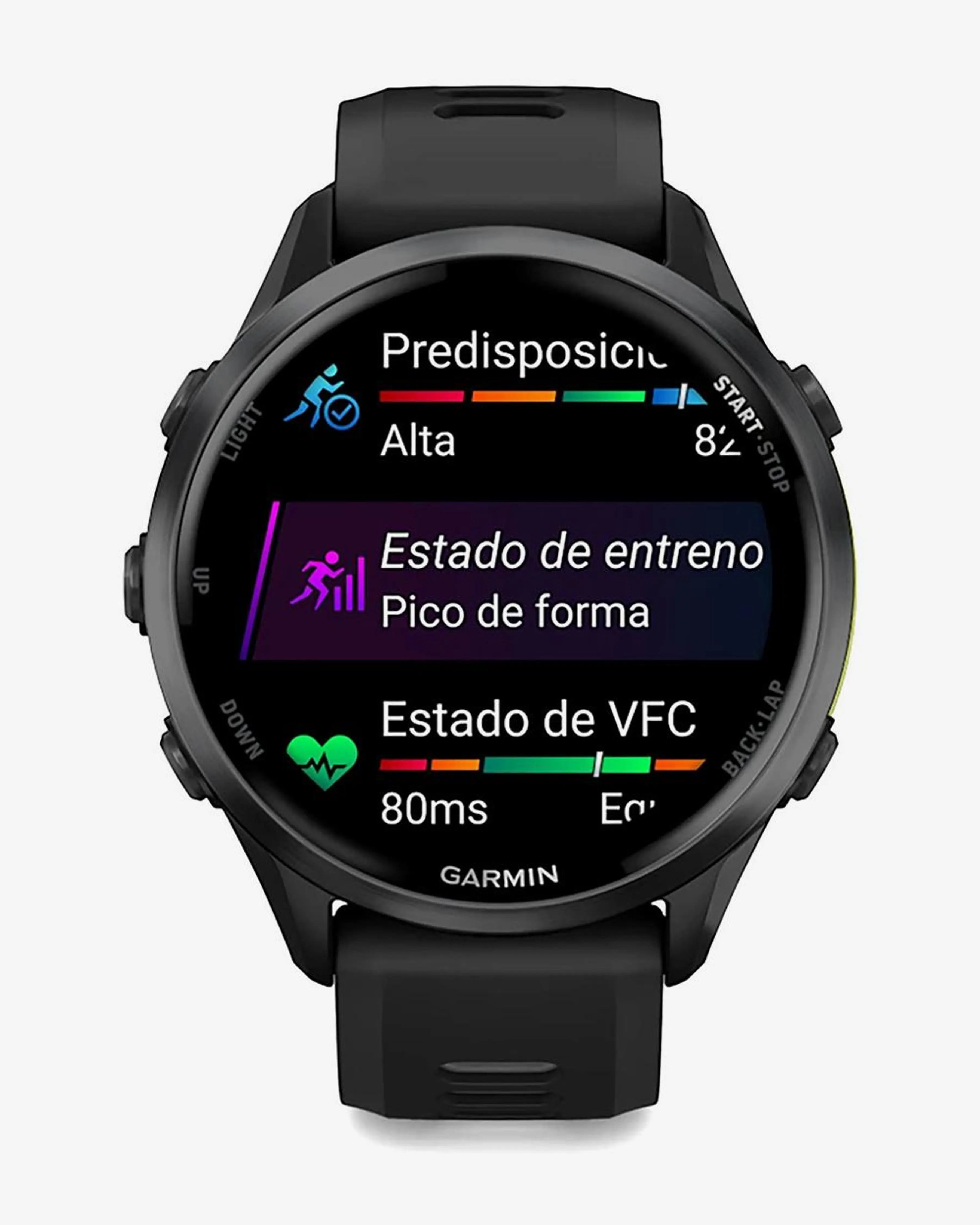 Pulseira preta cinzento escuro para Garmin Forerunner 970
