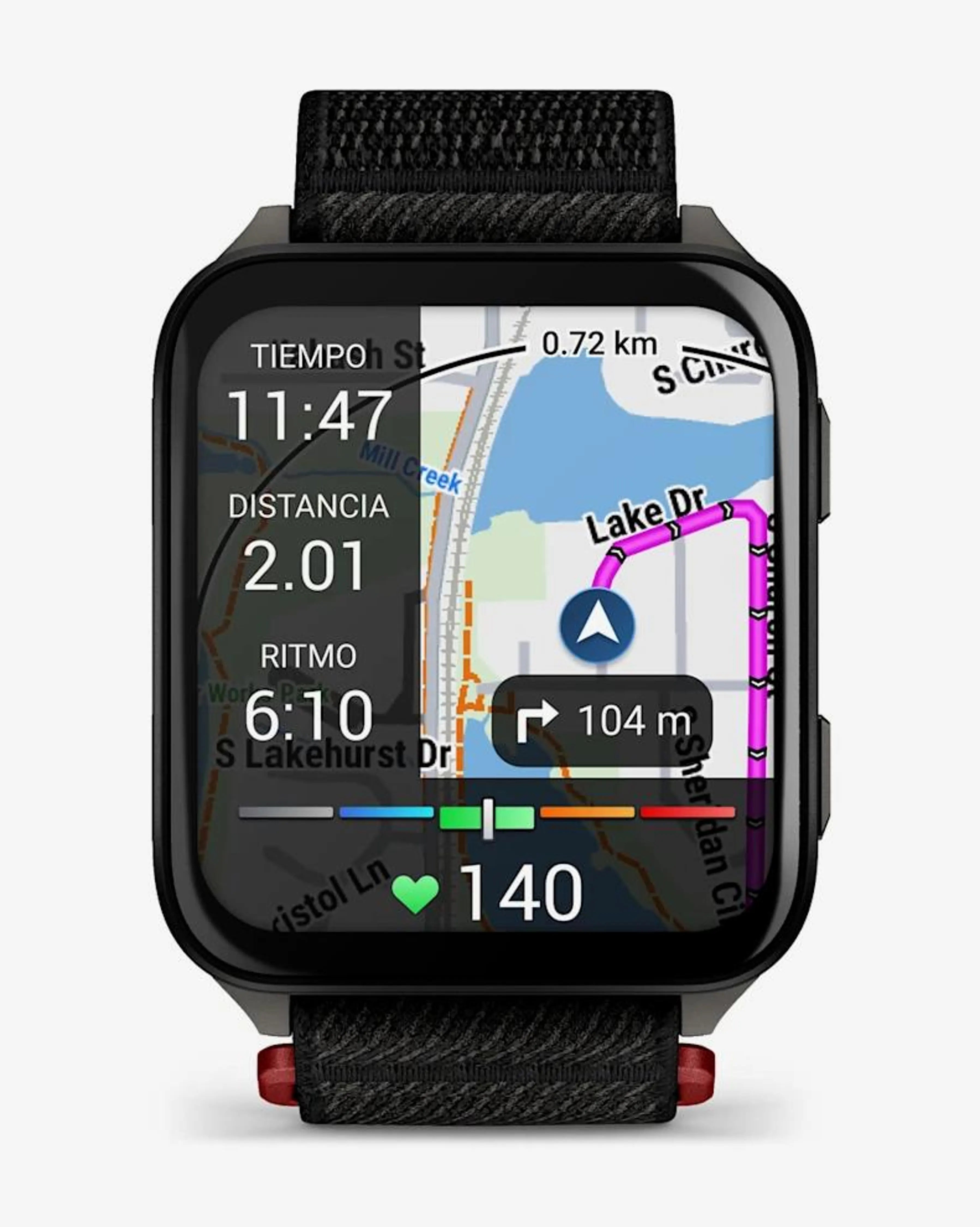 Pulseira preta para Garmin Venu X1
