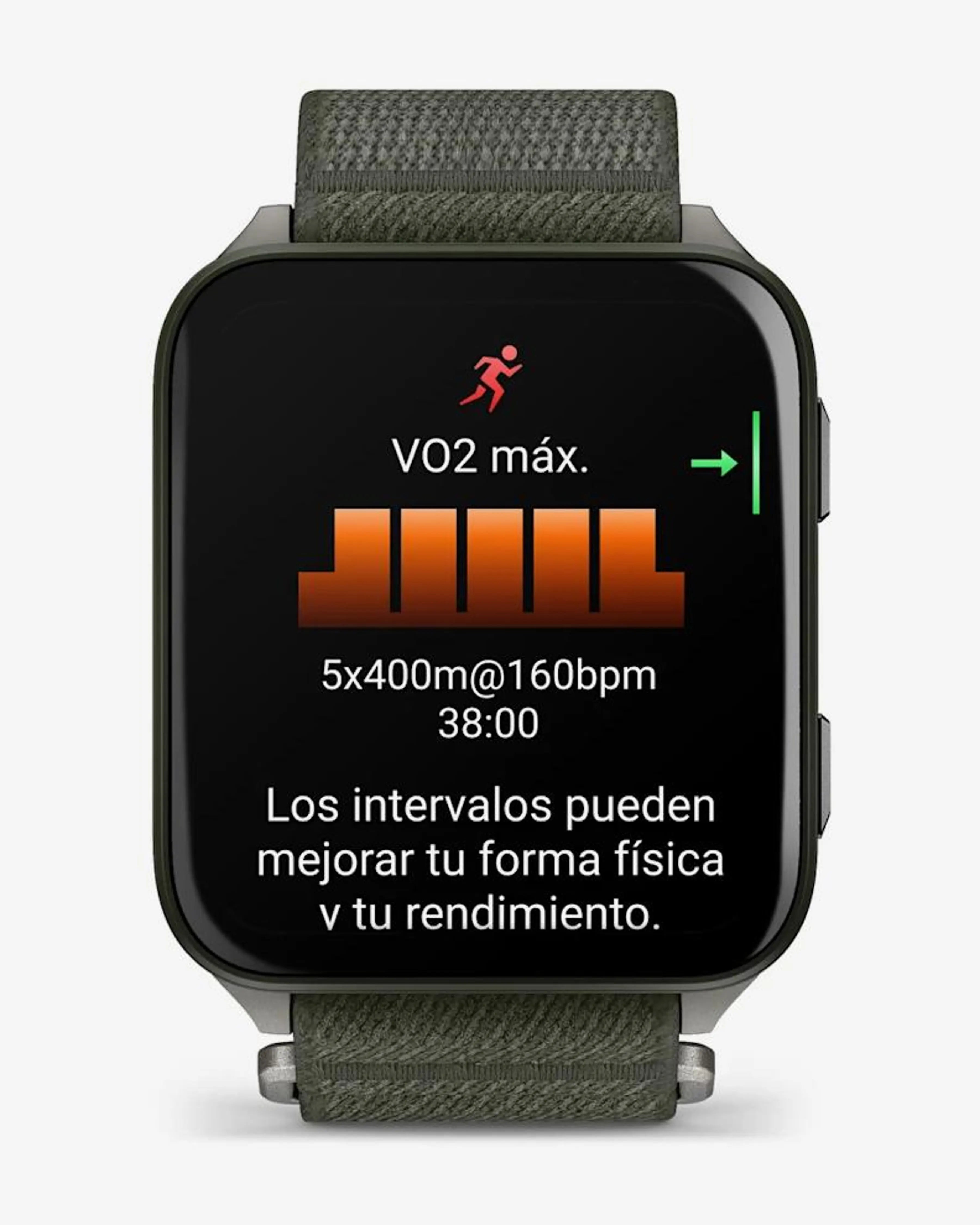 Garmin Venu X1 verde com bracelete verde