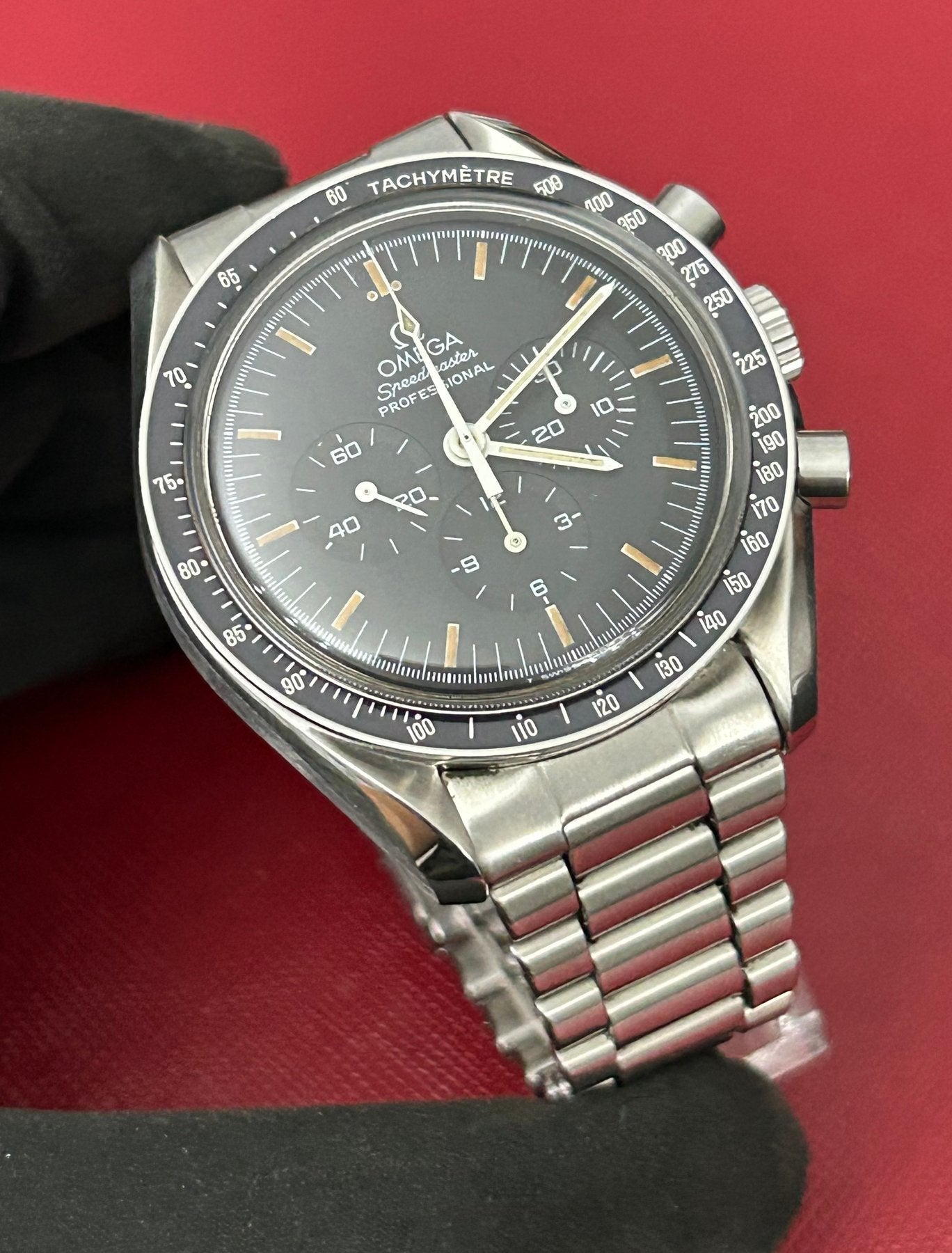 Omega - Speedmaster Moonwatch 861 Apollo XI Amarelo - 1450808 - Homem - 1980-1989