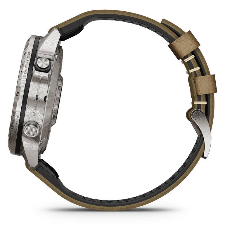 Relógio inteligente Garmin MARQ Adventurer (2ª geração) em aço Damasco, 46 ​​mm, 2.800 £