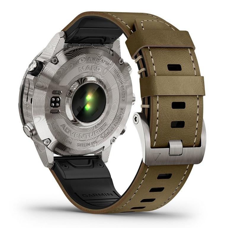 Relógio inteligente Garmin MARQ Adventurer (2ª geração) em aço Damasco, 46 ​​mm, 2.800 £