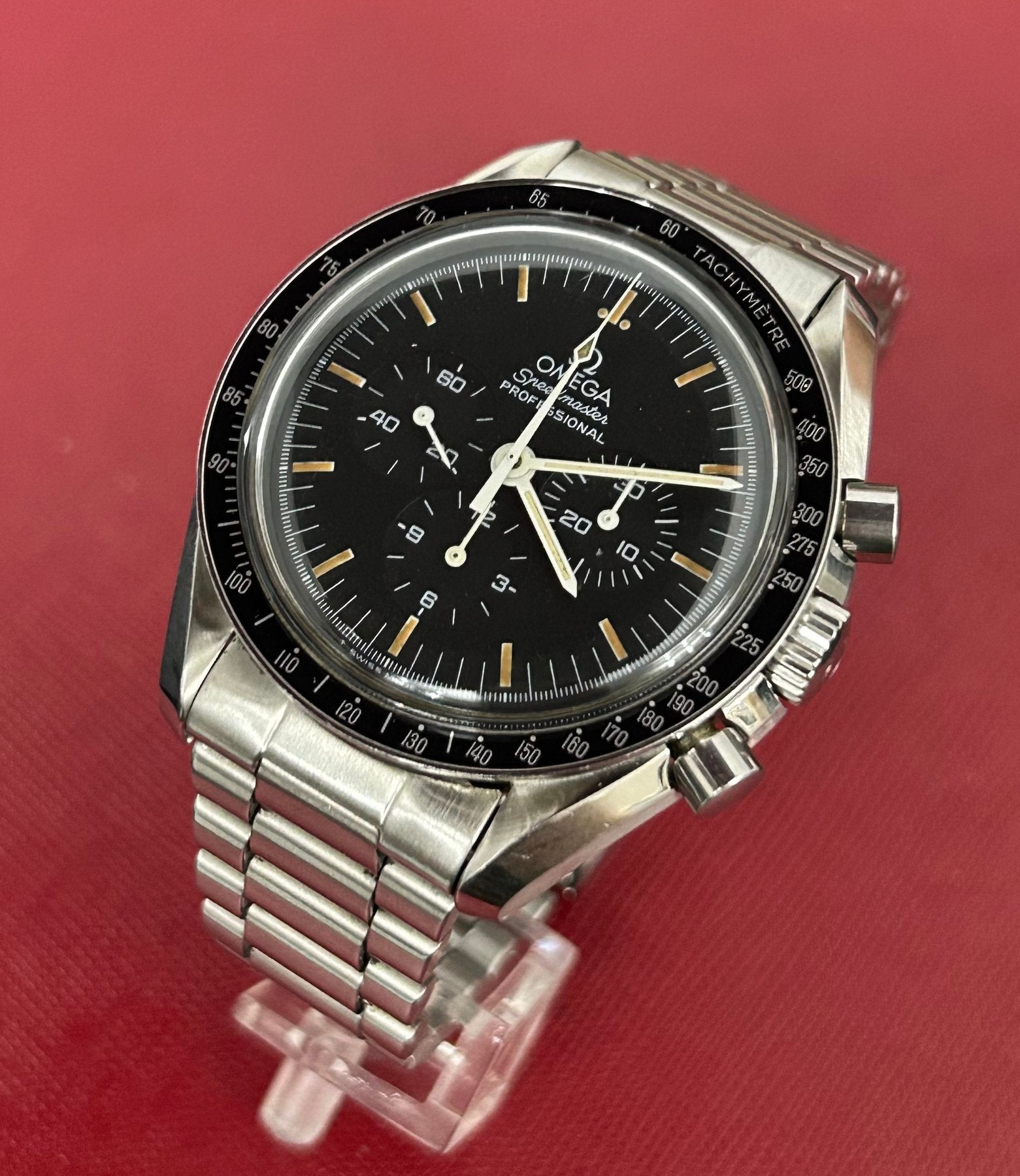 Omega - Speedmaster Moonwatch 861 Apollo XI Amarelo - 1450808 - Homem - 1980-1989