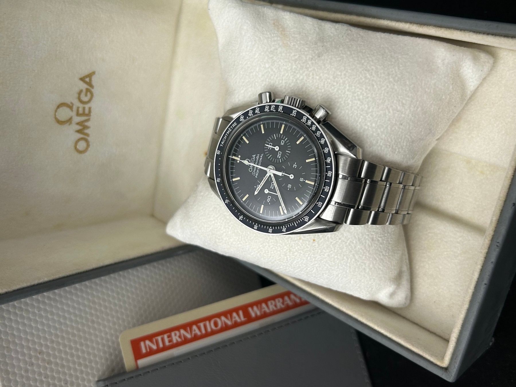 Omega - Speedmaster Moonwatch "Amarelo" - 3450808 - Homem - 1990-1999