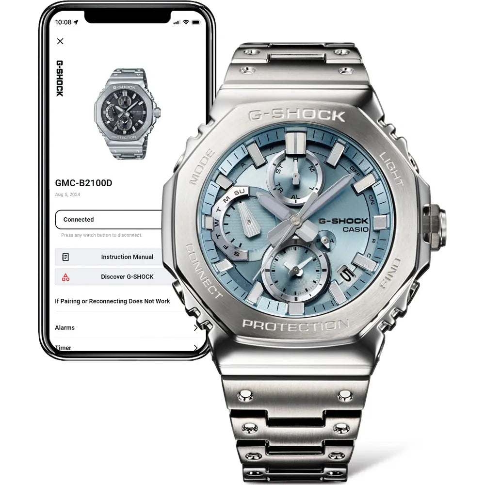 Relógio G-Shock G-Steel GMC-B2100AD-2AER Full Metal Chrono