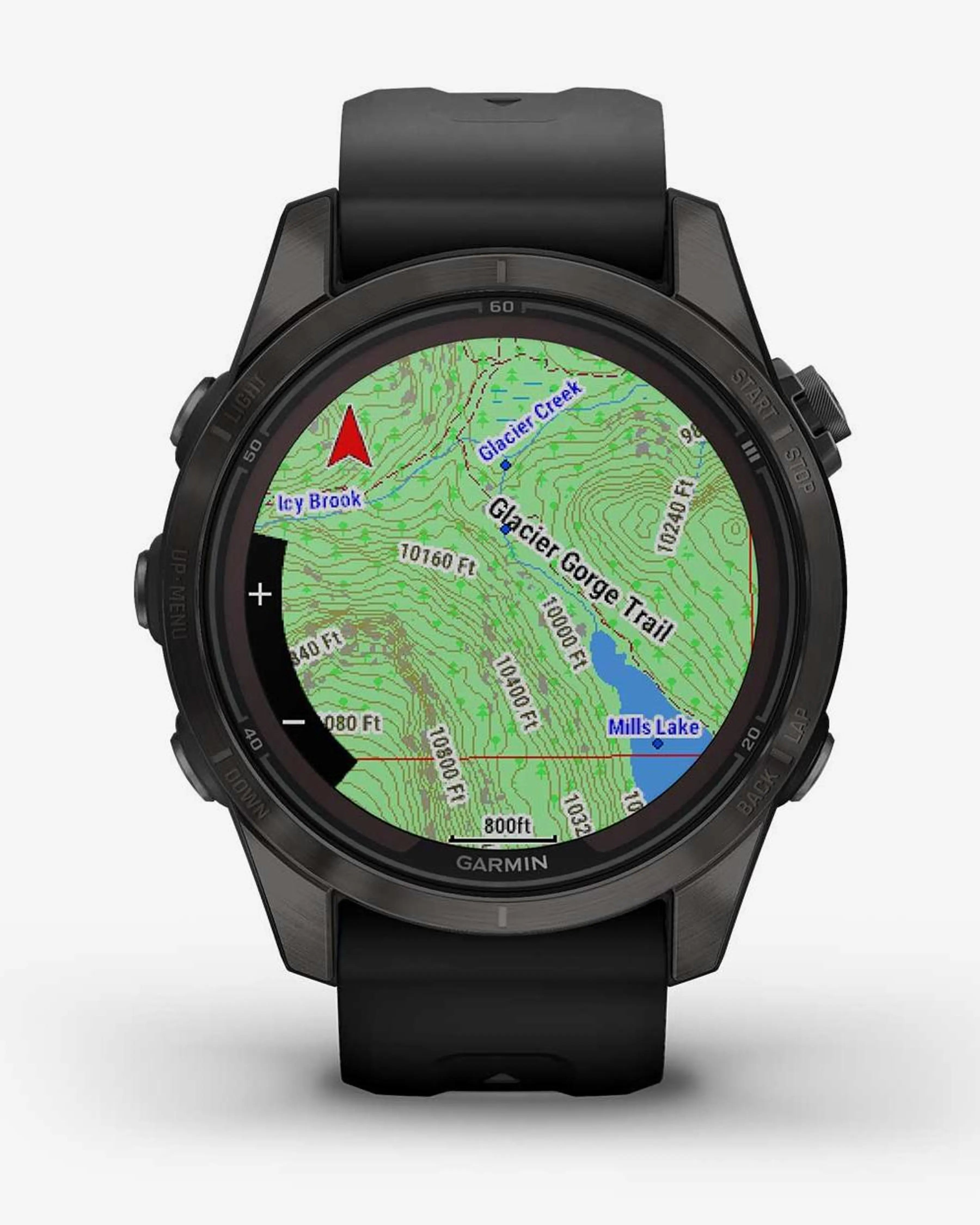 Pulseira Garmin Fenix ​​​​7S Pro Sapphire Solar Titanium Carbon Grey Black