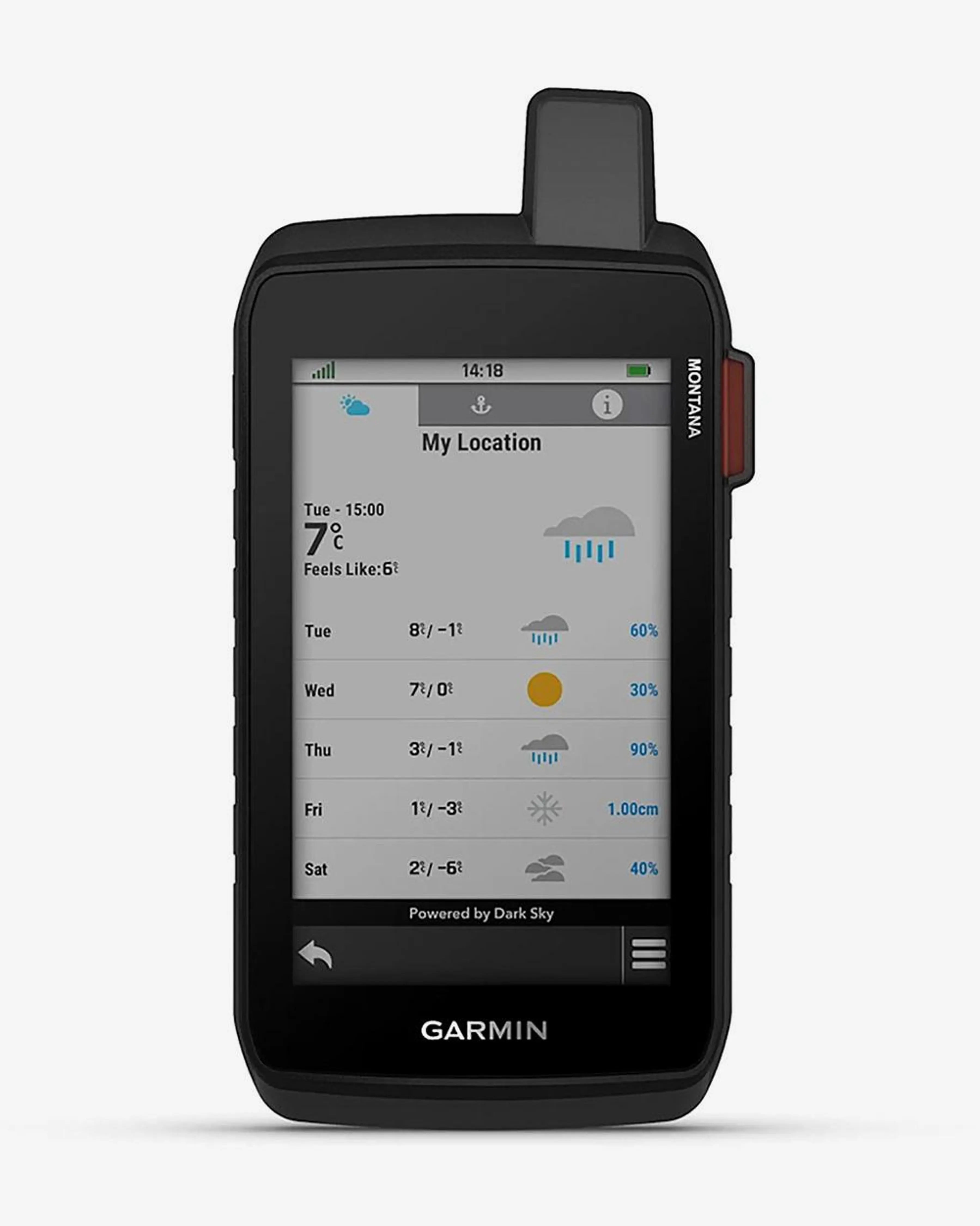 Garmin Montana 710i preto