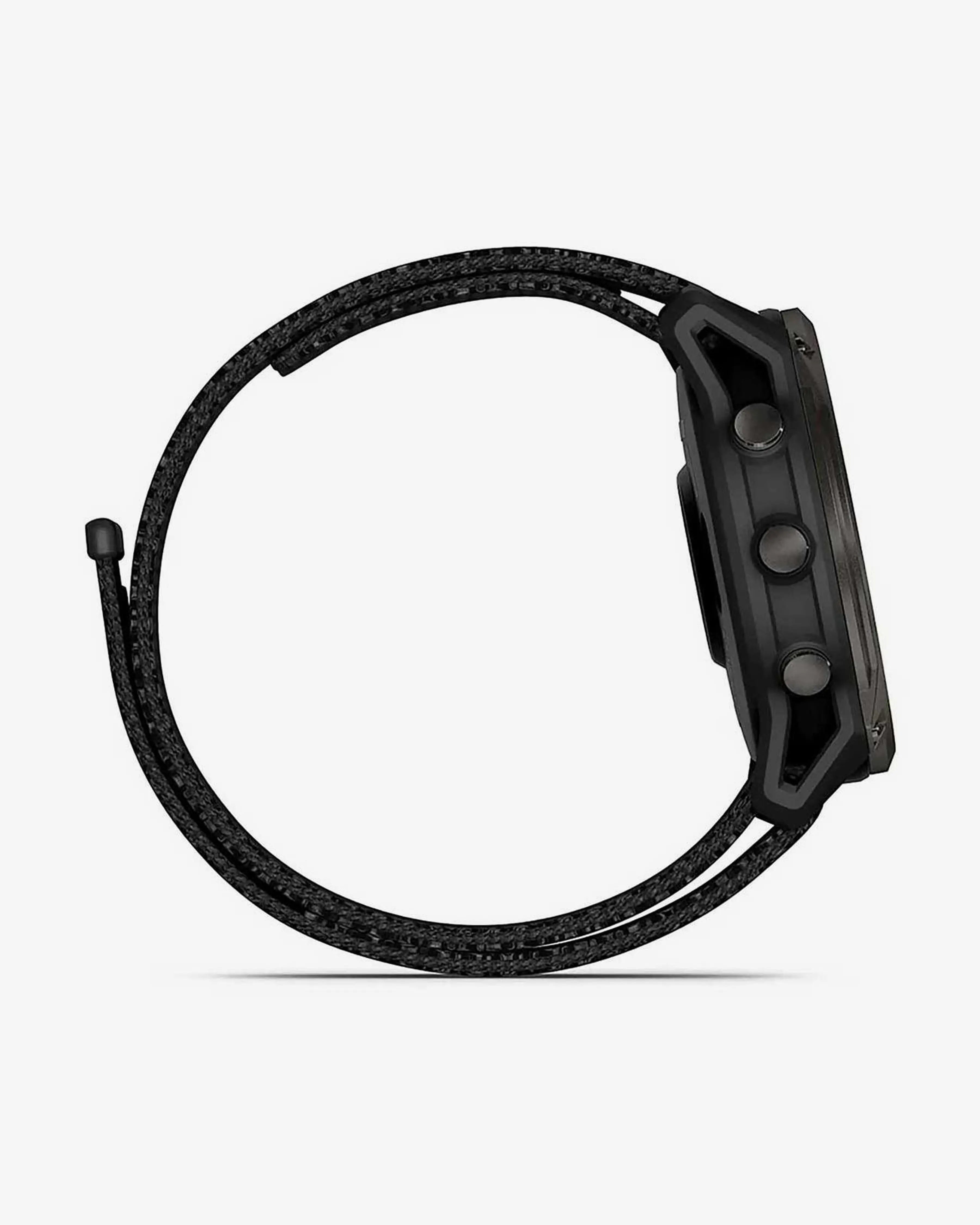 Bracelete Garmin Enduro 3 Sapphire Solar 51 mm em titânio, cinzento carbono e preto.