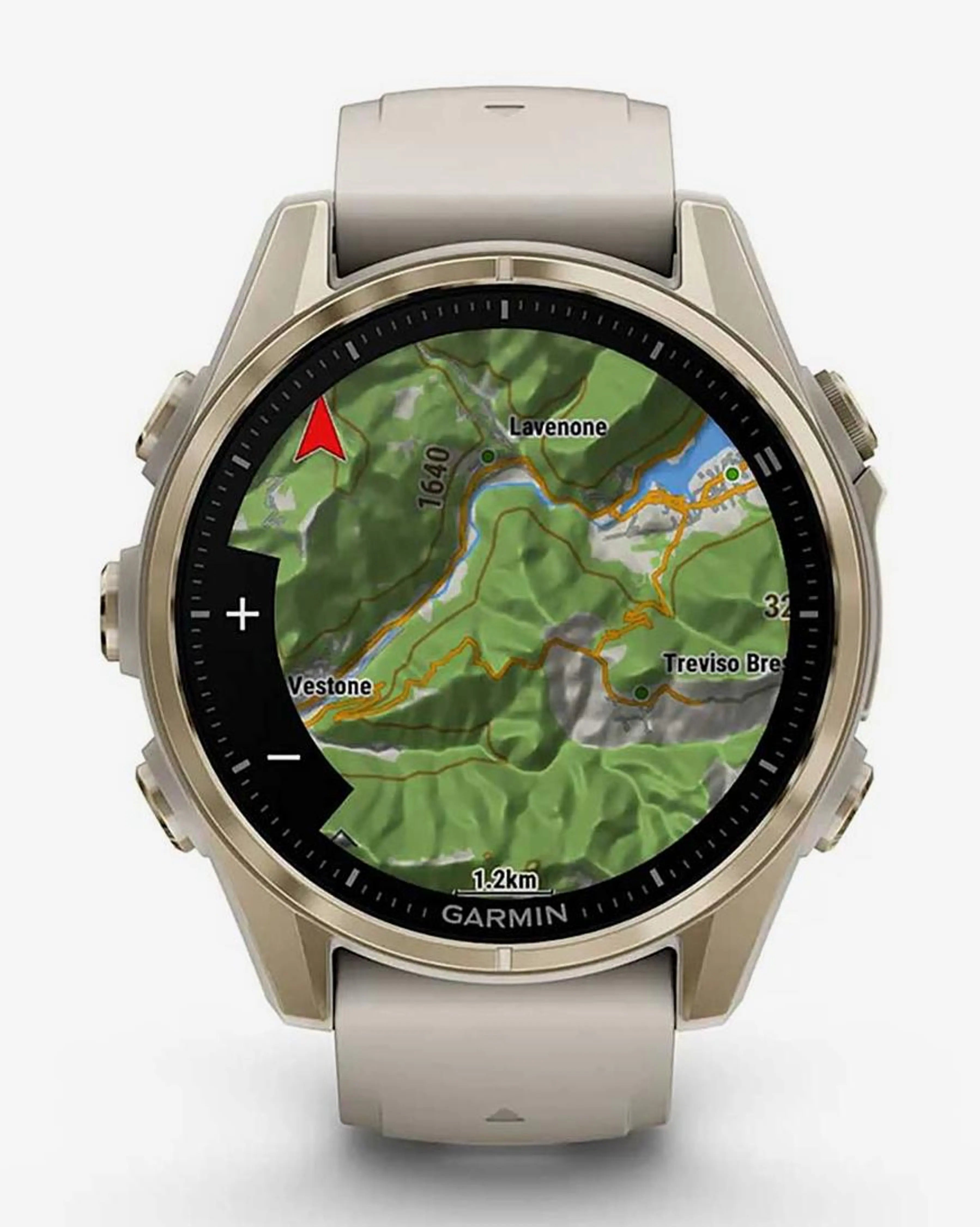 Pulseira bege dourada para Garmin Fenix ​​​​8 AMOLED Sapphire 43mm