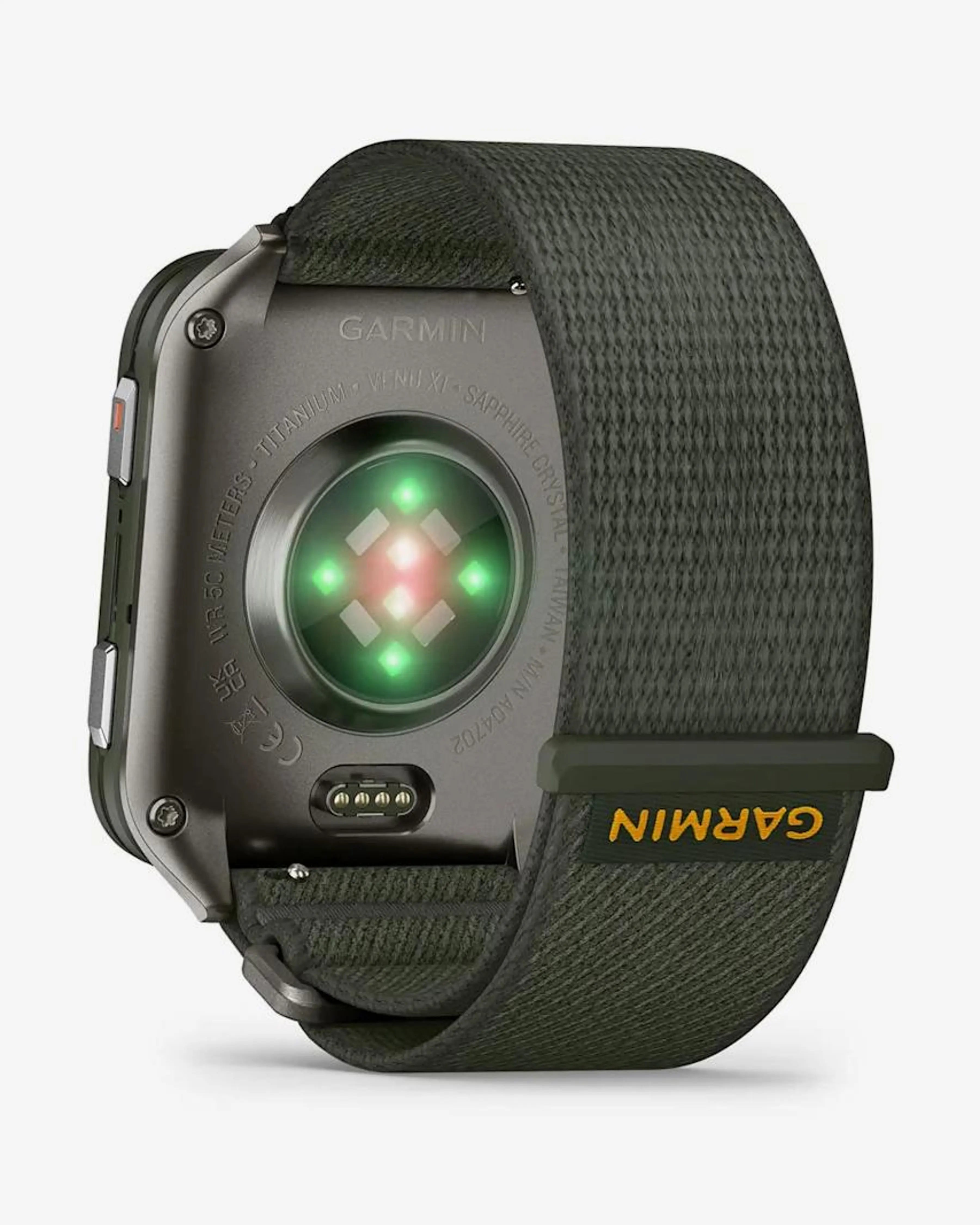 Garmin Venu X1 verde com bracelete verde