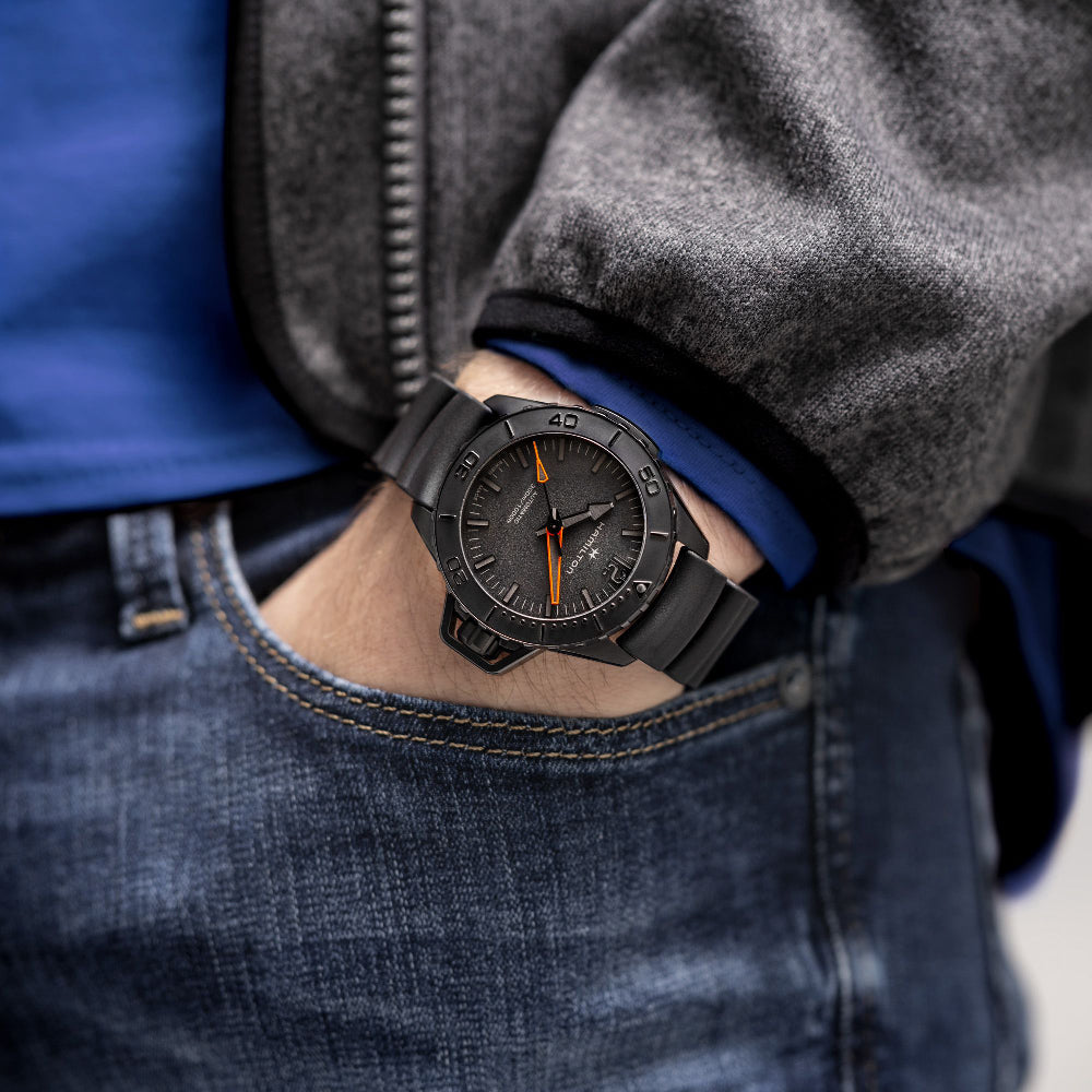 Relógio Hamilton Khaki Navy H77845330 Khaki Navy Frogman 