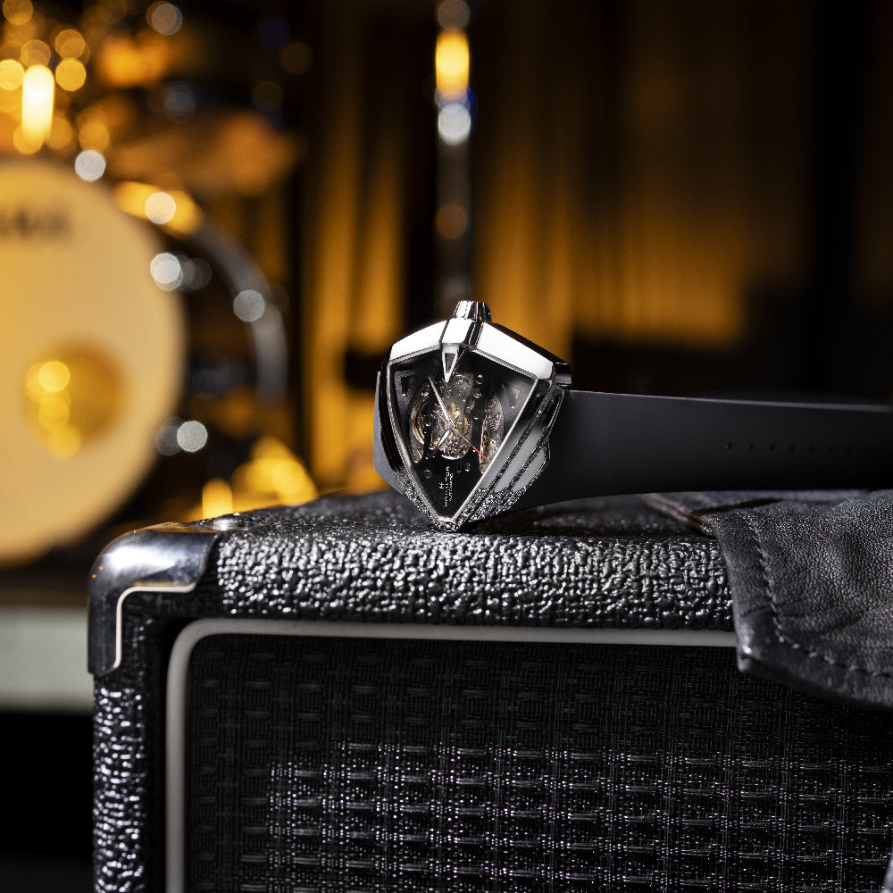 Relógio Hamilton Ventura H24625330 Ventura XXL Esqueleto 