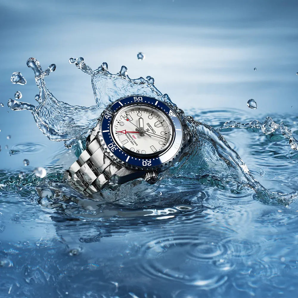 Relógio Seiko Sea SPB519J1 Prospex GMT de 60º Aniversário 