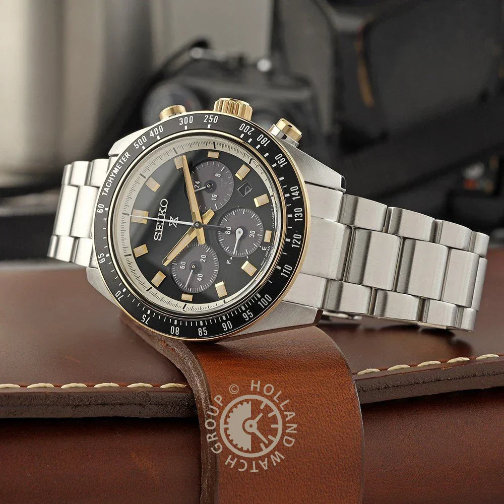 Relógio Seiko Land SSC941P1 Prospex Speedtimer 'Circuit Race' 