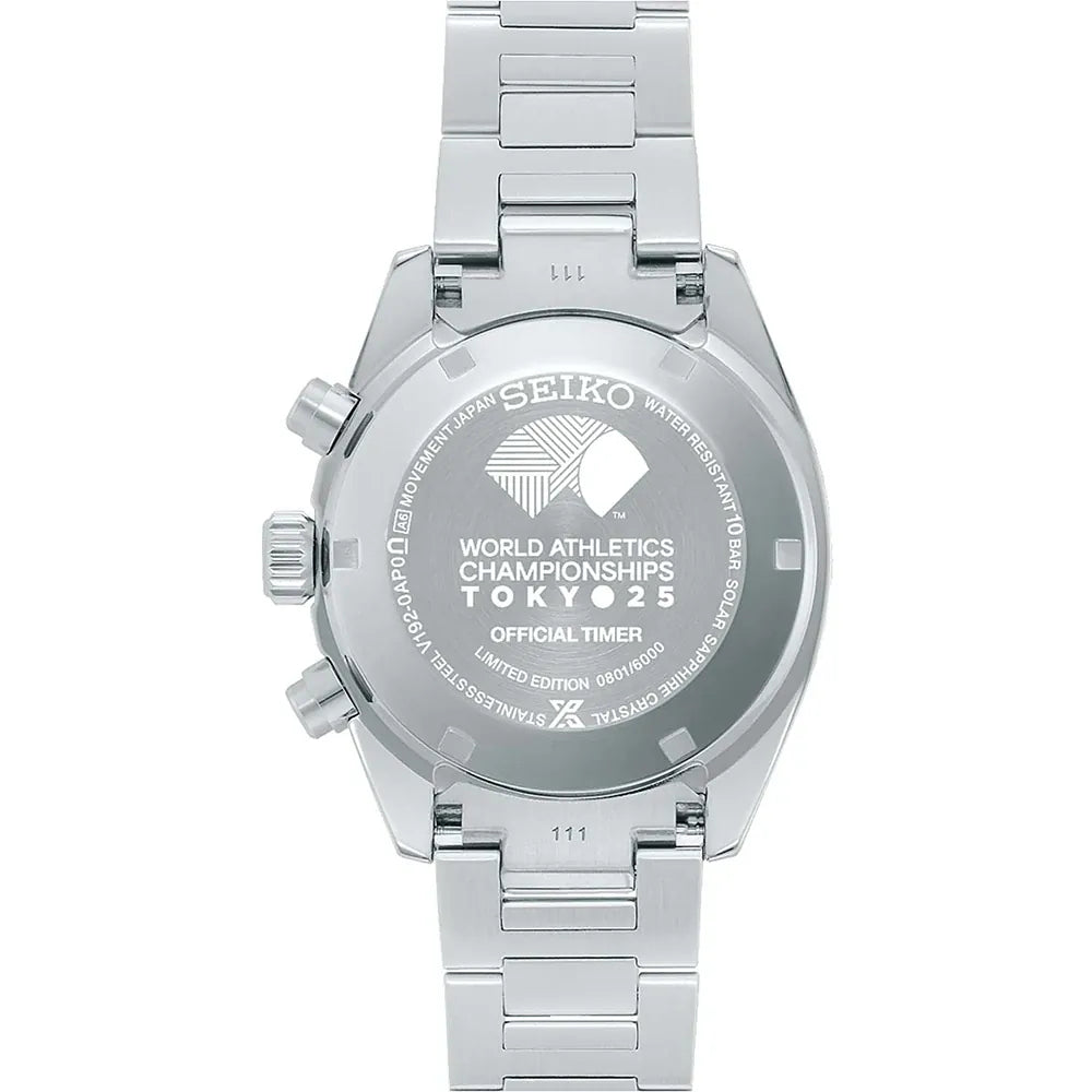 Relógio Seiko Land SSC955P1 Prospex Speedtimer - Tokyo World Athletics 