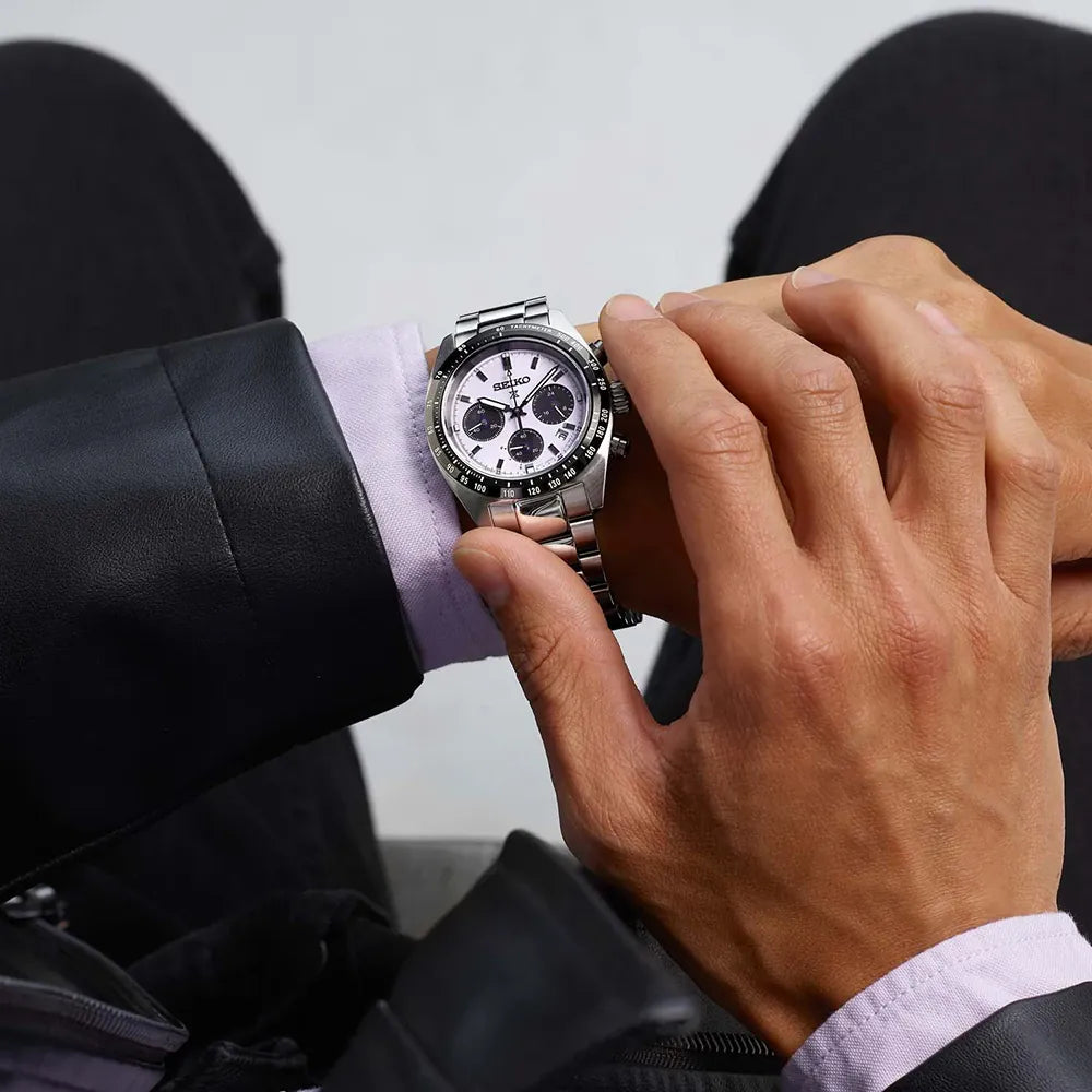 Relógio Seiko Land SSC955P1 Prospex Speedtimer - Tokyo World Athletics 