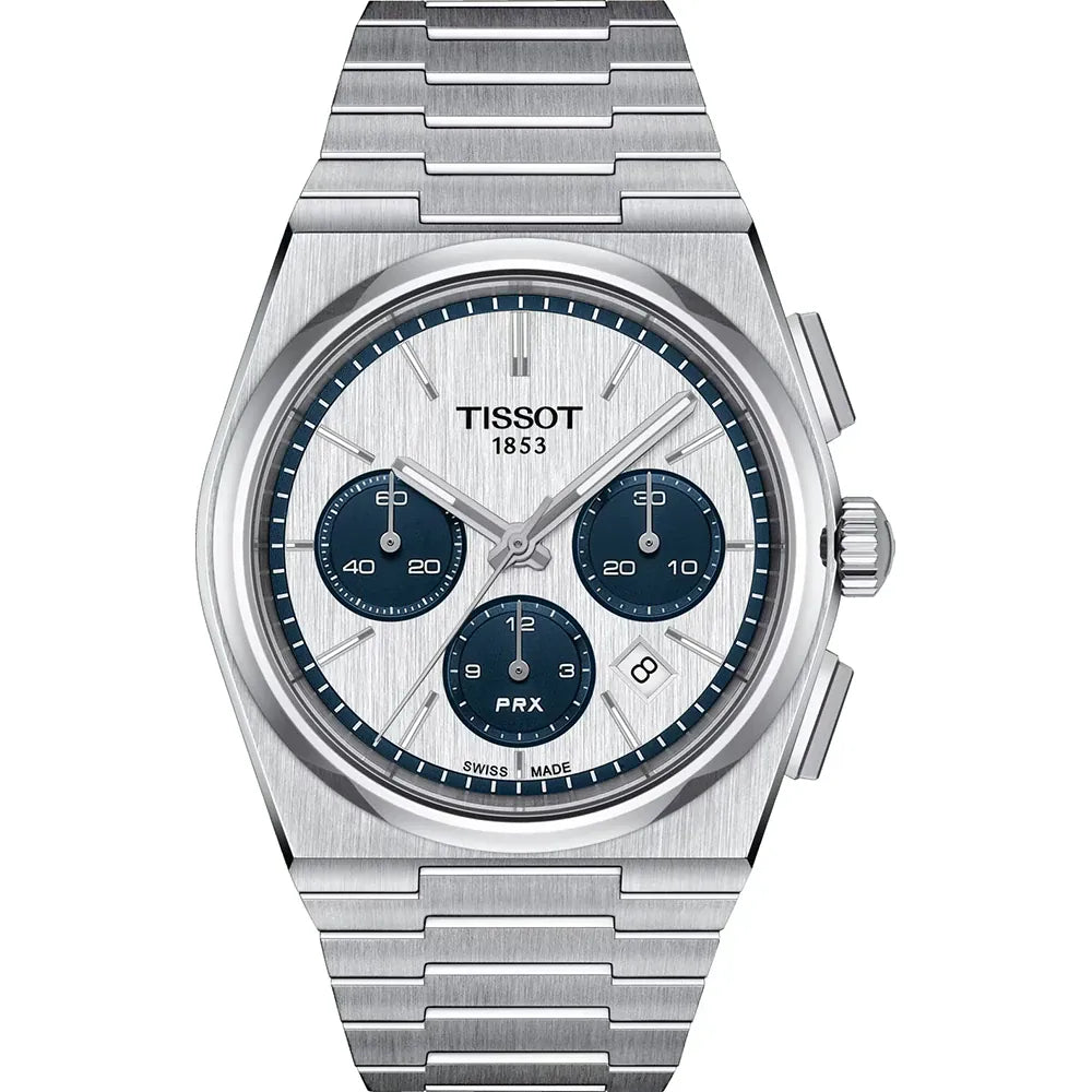 Relógio cronógrafo automático Tissot PRX T1374271101101 PRX 