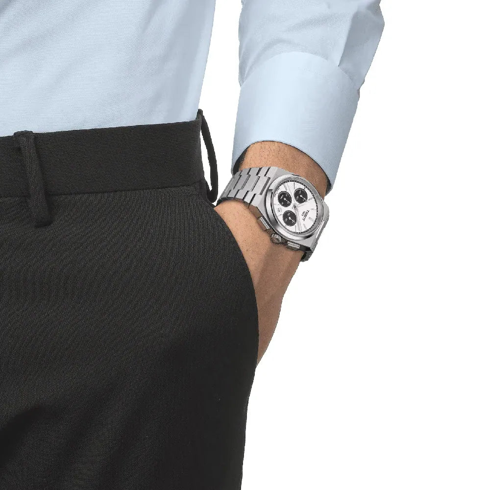 Relógio cronógrafo automático Tissot PRX T1374271101101 PRX 