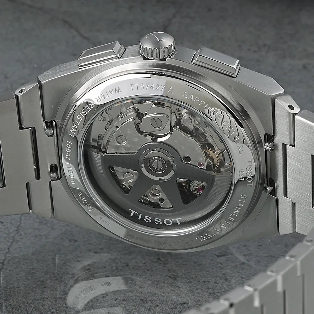 Relógio cronógrafo automático Tissot PRX T1374271101101 PRX 