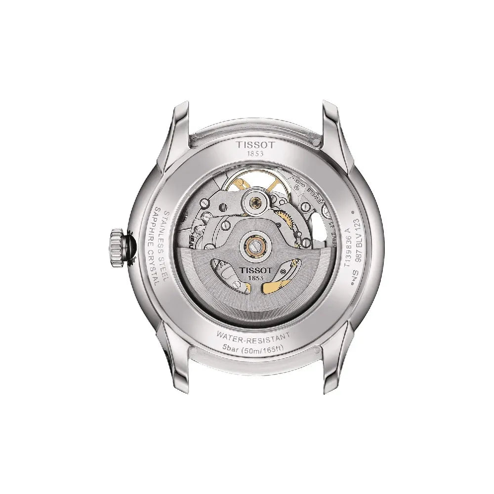 Relógio Tissot T-Classic T1398361104800 Chemin Des Tourelles Squelette 