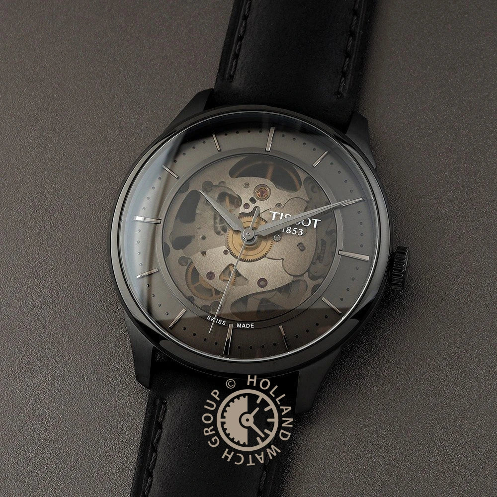 Relógio Tissot T-Classic T1398363644100 Chemin Des Tourelles Squelette 